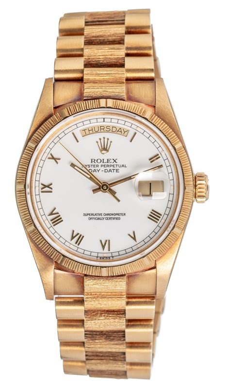 rolex presidential 18k solid gold price|rolex 18kt president 36mm watch.